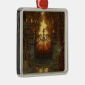 The Castle Gate (door Ferdinand Knab) Metalen Ornament (Rechts)