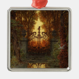 The Castle Gate (door Ferdinand Knab) Metalen Ornament