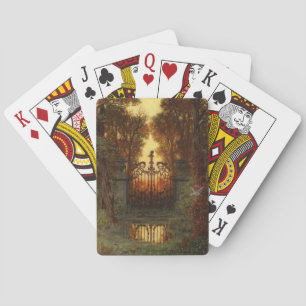 The Castle Gate (door Ferdinand Knab) Pokerkaarten