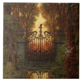 The Castle Gate (door Ferdinand Knab) Tegeltje