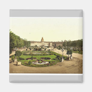 The Castle, Karlsruhe, Baden, Duitsland, zeldzame  Magneet