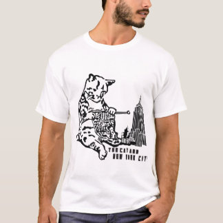 The Cat and New York City T-shirt