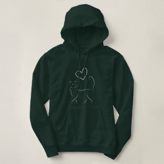 The Cat and the Heart Hoodie