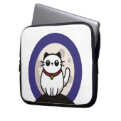 The Cat and The Moon 2025 Laptop Sleeve (Voorkant Links)