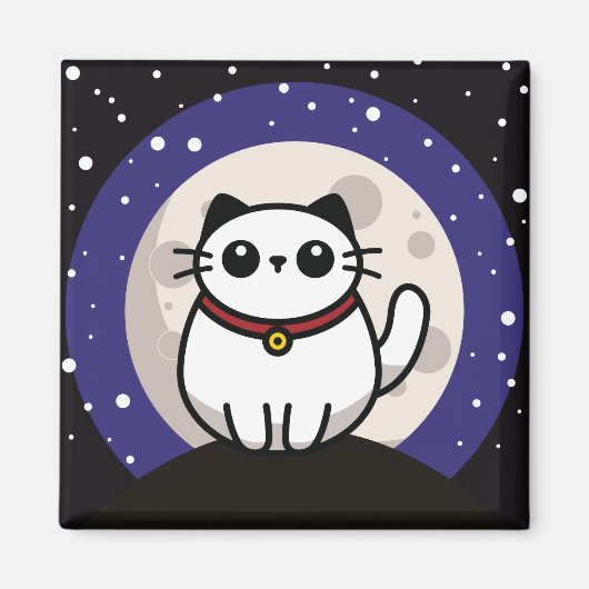 The Cat and The Moon 2025 Magneet (Voorkant)