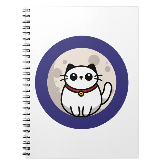 The Cat and The Moon 2025 Notitieboek (Voorkant)
