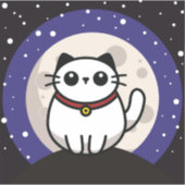 The Cat and The Moon 2025 Sticker (Voorkant)