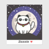 The Cat and The Moon 2025 Sticker (Vel)