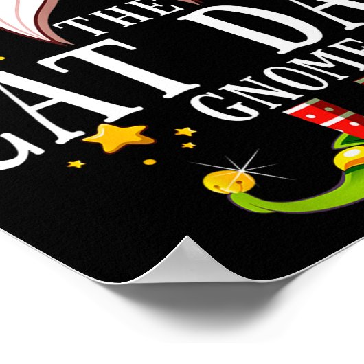 The Cat Dad Gnome Christmas Matching For Men Women Poster (Hoek)