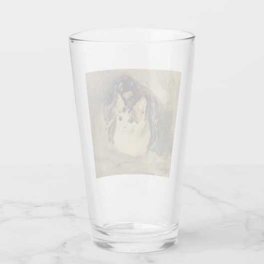 The Cat (door Gwen John) Glas (Achterkant)