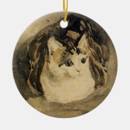 The Cat (door Gwen John) Keramisch Ornament