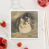 The Cat (door Gwen John) Servet (Insitu)