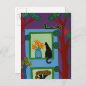 The Cat From Askew Crescent 2008 Briefkaart (Voorkant / Achterkant)