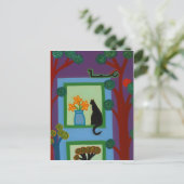 The Cat From Askew Crescent 2008 Briefkaart (Staand voorkant)