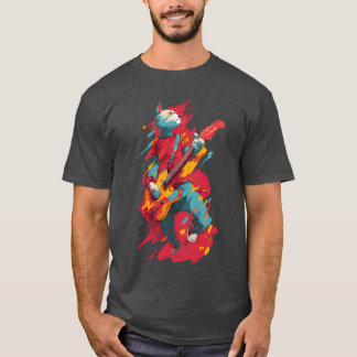 The cat guitarist t-shirt