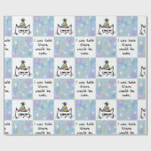 The Cat Hates Birthdays - Funny Cat Cadeaupapier (Vlak)