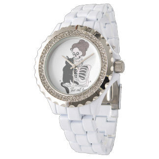 The Cat Love Cute Romantic Cat Design Perfect Horloge