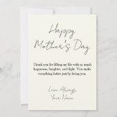 The Cat Mom Tarot Card Mother's Day Skeleton Kaart (Achterkant)