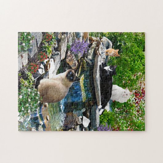 "The Cat Spa" Puzzle Legpuzzel (Horizontaal)