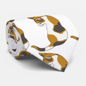 The cat which turns around　(tortoise-shell cat) stropdas (Opgerold)