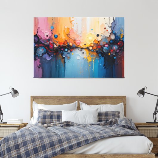 The Catalyst’s Horizon Canvas Afdruk (Insitu (Slaapkamer))