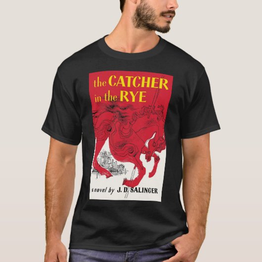 The Catcher in the Rye book cover poster Poster T-shirt (Voorkant)
