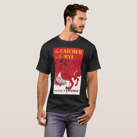 The Catcher in the Rye book cover poster Poster T-shirt (Voorkant volledig)