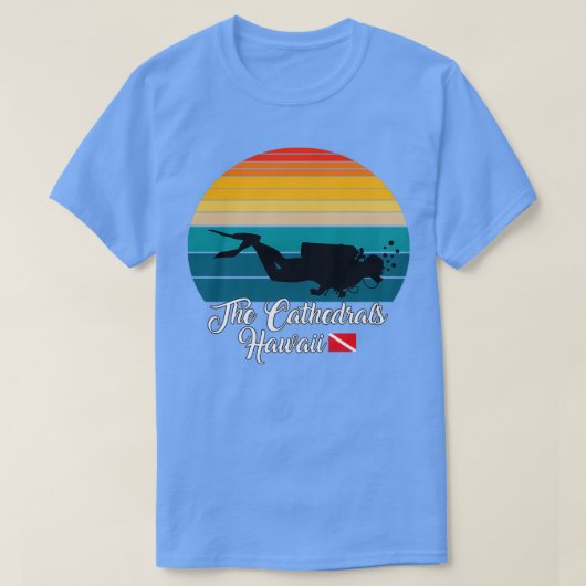 The Cathedrals Hawaii Diving T-shirt (Design voorkant)