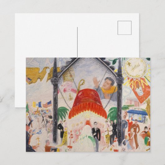 The Cathedrals of Fifth Avenue, 1931 Briefkaart (Voorkant / Achterkant)