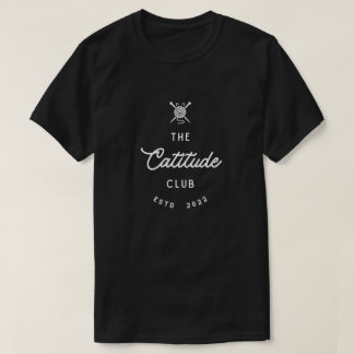 The Catitude Club - Elegante Kattenliefhebber T-shirt
