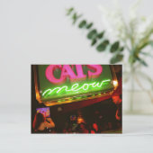 The Cat's Meow Nightclub in New Orleans Briefkaart (Staand voorkant)