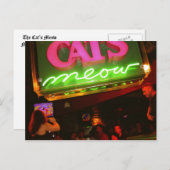 The Cat's Meow Nightclub in New Orleans Briefkaart (Voorkant / Achterkant)