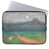 The Cat's Midnight Journey Laptop Sleeve (Voorkant)