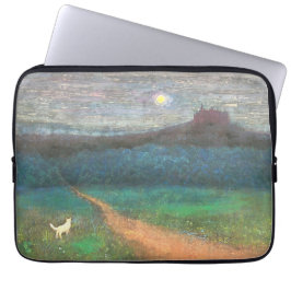The Cat's Midnight Journey Laptop Sleeve