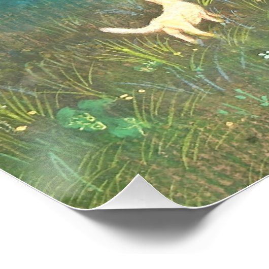 The Cat's Midnight Journey Perfect Poster (Hoek)