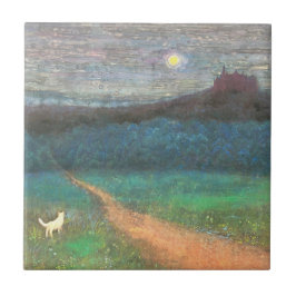 The Cat's Midnight Journey Tegeltje