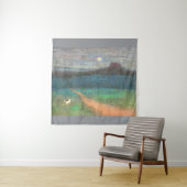 The Cat's Midnight Journey Wandkleed (In situ)