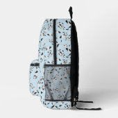 The Cats of Cadstudios Baby Blue Print Cut Sew Bag Bedrukte Rugzak (Rechts)