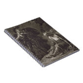 The Cave of Despair, van Spenser, gegraveerd door  Notitieboek (Rechterzijde)