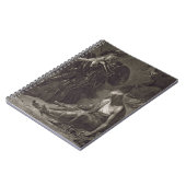 The Cave of Despair, van Spenser, gegraveerd door  Notitieboek (Linkerzijde)