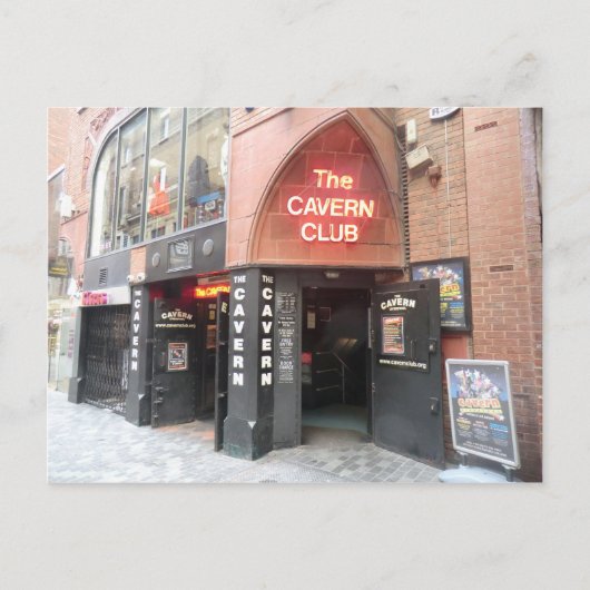 The Cavern Club in Liverpool's Mathew Street Briefkaart (Voorkant)