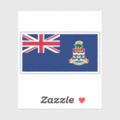 The Cayman Islands flag, Overseas Territory Sticker (Vel)