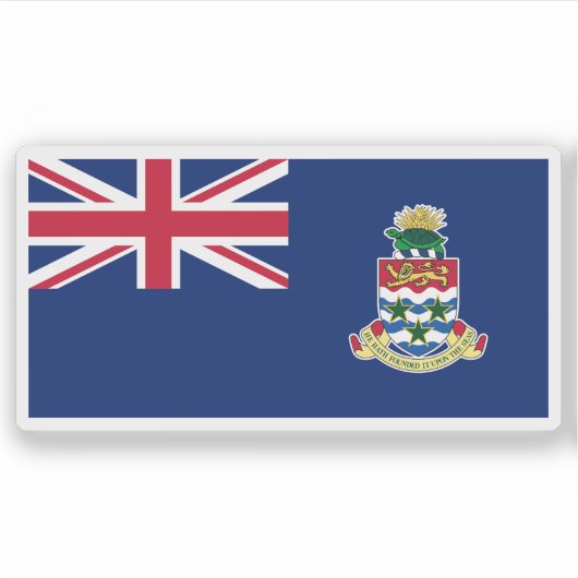 The Cayman Islands flag, Overseas Territory Sticker (Voorkant)