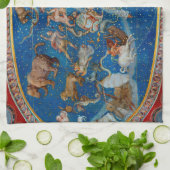 The Ceiling of the Sala Bologna, Celestial Map Theedoek (Gevouwen)