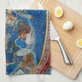 The Ceiling of the Sala Bologna, Celestial Map Theedoek (Quarter Fold)