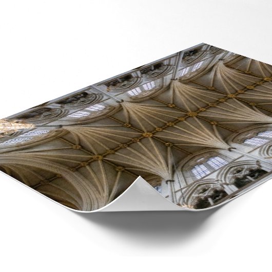 The ceiling of Westministera abbey Poster (Hoek)