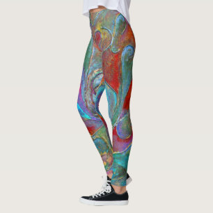 "The Celest Guardian from Unseen" door Paul Buică Leggings