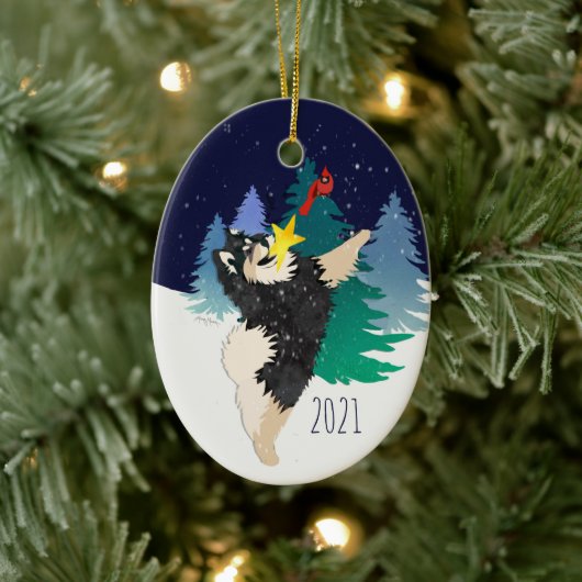 The Celestial Fins Lapphund 2021 Ornament (Boom)