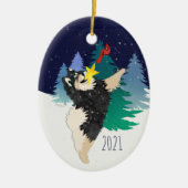 The Celestial Fins Lapphund 2021 Ornament (Voorkant)