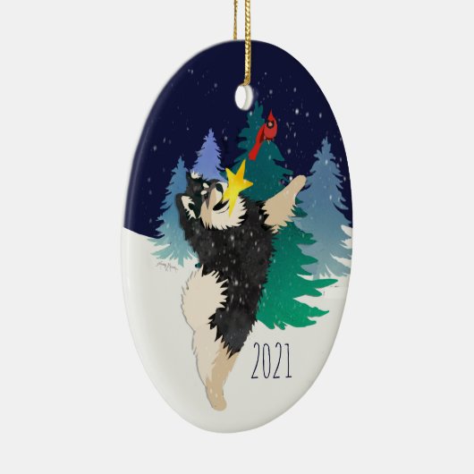 The Celestial Fins Lapphund 2021 Ornament (Rechts)